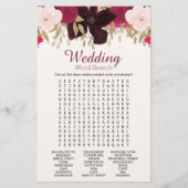 ボヘミアン結婚フローラ語検索シャワーゲーム (裏面)