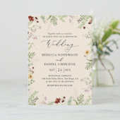 ボヘミアン結婚フローラ 招待状 (スタンド正面)