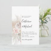 ボヘミアン結婚式招待状コレクション 招待状 (スタンド正面)