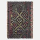 ボヘミアン織物 スローブランケット (正面縦)