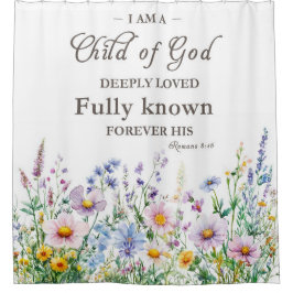 ボヘミアン聖書聖句フローラシャワーカーテン シャワーカーテン