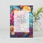 ボヘミアン自然とフローラ結婚ズ 招待状 (スタンド正面)