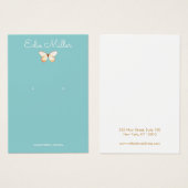 ボヘミアン自然バタフライイヤリングディスプレイ (正面&裏面)