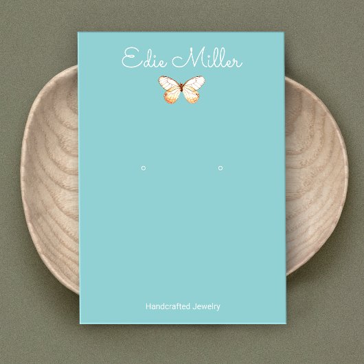 ボヘミアン自然バタフライイヤリングディスプレイ