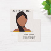 ボヘミアン自然ロングブラウンガールイヤリングディスプレイ (デスク)