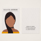 ボヘミアン自然ロングブラウンガールイヤリングディスプレイ (正面&裏面)