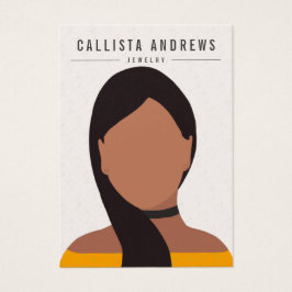 ボヘミアン自然ロングブラウンガールイヤリングディスプレイ