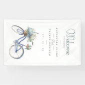 ボヘミアン自転車の水結婚色のバナー 横断幕 (横)