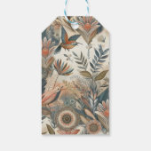 ボヘミアン色とデコールテーマのミックス ギフトタグ (裏面)