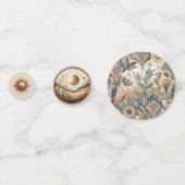 ボヘミアン色とデコールテーマのミックス コンフェッティ (正面)