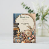 ボヘミアン色とデコールテーマのミックス ポストカード (スタンド正面)