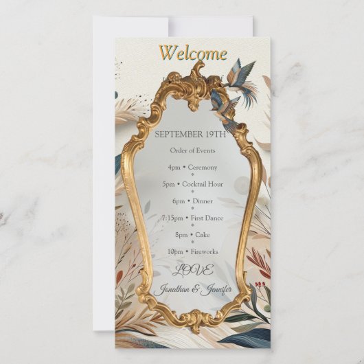 ボヘミアン色と花のテーマ (正面)