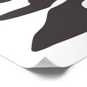ボヘミアン花市場 | モダン離れ抽象芸術 ポスター (角)