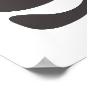 ボヘミアン花市場 | モダン離れ抽象芸術 ポスター (角)