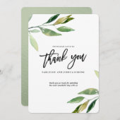 ボヘミアン葉サンキューカード サンキューカード (正面/裏面)