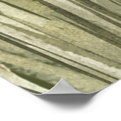 ボヘミアン葉パーム結婚ズの歓迎サイン ポスター (角)