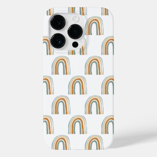 ボヘミアン虹柄iPhone 14 Proケース Case-Mate iPhoneケース (裏面)