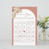 ボヘミアン見つけるゲストビンゴブライダルシャワーゲーム (スタンド正面)