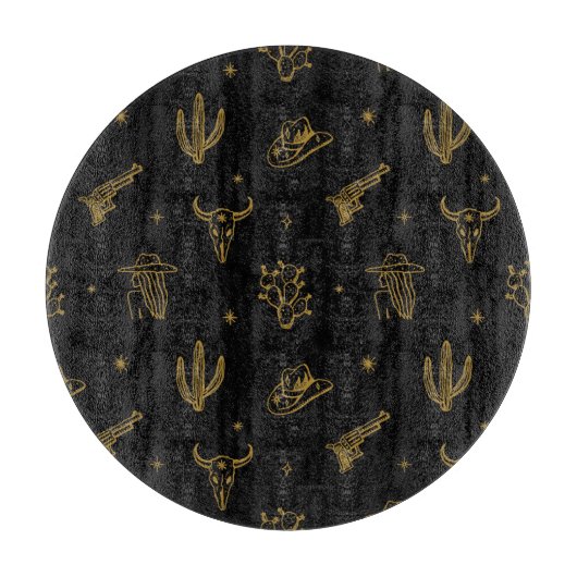 ボヘミアン記号:西部のヴィンテージ魔法 カッティングボード (正面)