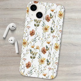 ボヘミアン調 水彩画の野の花 Case-Mate iPhone 14ケース