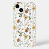 ボヘミアン調 水彩画の野の花 Case-Mate iPhoneケース (裏面)