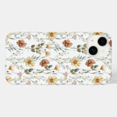 ボヘミアン調 水彩画の野の花 Case-Mate iPhoneケース (裏面 (横))