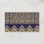 ボヘミアン象とシェブロンベビーギフトレジストリ エンクロージャーカード (裏面)