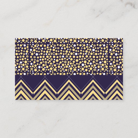 ボヘミアン象とシェブロンベビーギフトレジストリ エンクロージャーカード (裏面)