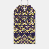 ボヘミアン象とシェブロン赤ちゃんシャワー ギフトタグ (裏面)