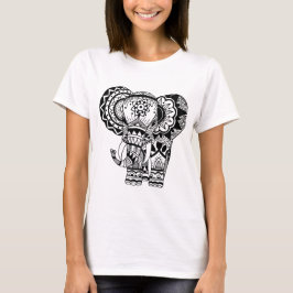ボヘミアン象タンク Tシャツ