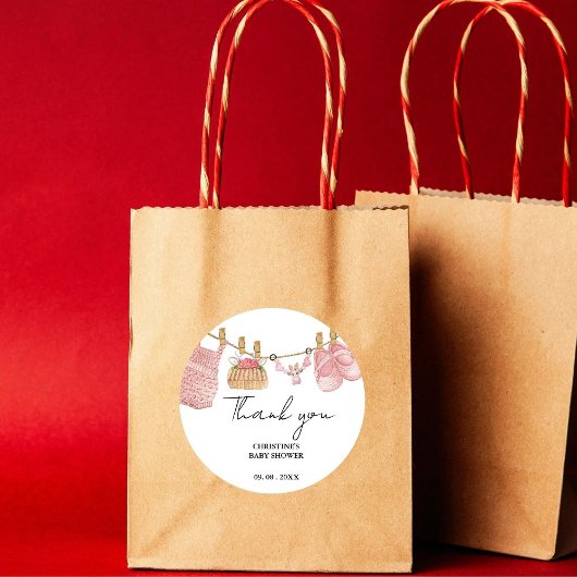 ボヘミアン赤ちゃん服ありがとう赤ちゃんシャワー ラウンドシール