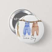 ボヘミアン赤ちゃん服チームボーイジェンダーの発表 缶バッジ (正面&裏面)