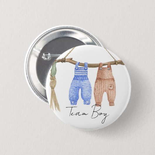 ボヘミアン赤ちゃん服チームボーイジェンダーの発表 缶バッジ (正面&裏面)