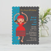 ボヘミアン踊りガールバースデーパーティー 招待状 (スタンド正面)