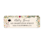 ボヘミアン野草花ボホ春卒業 ラベル (正面)