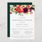 ボヘミアン開花リハーサルディナー 案内状 (正面/裏面)