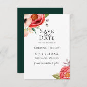 ボヘミアン開花日付の保存 案内状 (正面/裏面)