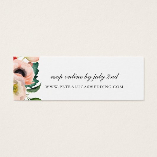 ボヘミアン開花結婚ズのウェブサイトRSVP (正面)