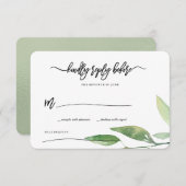 ボヘミアン離れRSVP 出欠カード (正面/裏面)