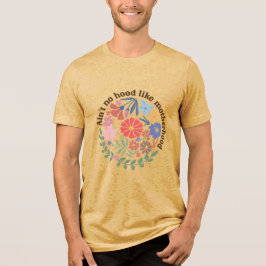 ボヘミアン風の花柄のママになるということ トライブレンドTシャツ
