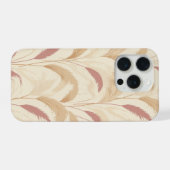 ボヘミアン風パンパスグラス プルームの植物デザイン iPhoneケース (裏面横)