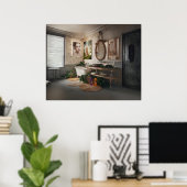 ボヘミアン風呂 ポスター (ホームオフィス)