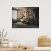 ボヘミアン風呂 ポスター (キッチン)