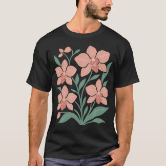ボヘミアン風蘭の花植物園ガーデナーガーデニング Tシャツ