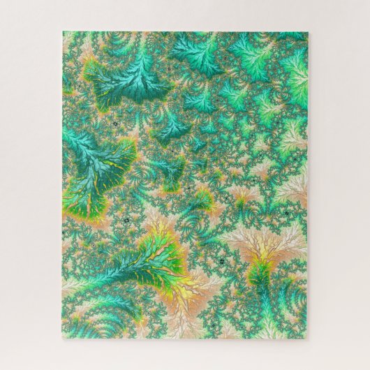 ボヘミアン鮮やかトリップ（幻覚体験）のようなフラクタル抽象芸術緩和曲線 ジグソーパズル (縦)