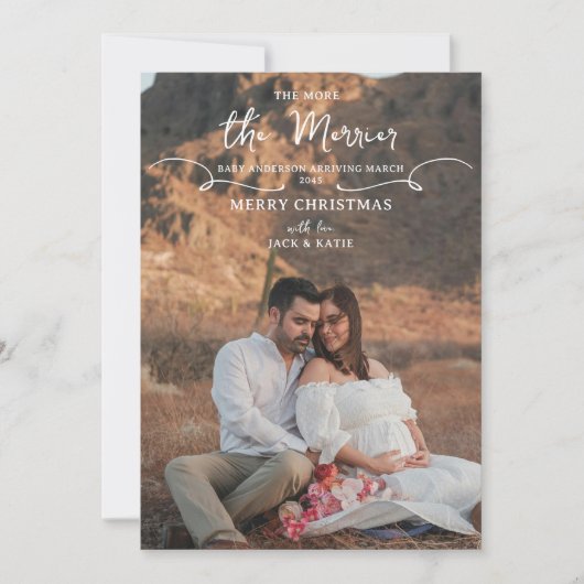 ボヘミアン もっと楽しく!妊娠発表 シーズンカード (正面)