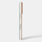 ボヘミアン・アースカラーの縦ストライプ モダン ミニマリスト柄 Case-Mate iPhoneケース (裏面 / 右)
