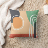 ボヘミアン・アート抽象芸術虹と太陽 クッション (ブランケット)