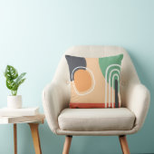 ボヘミアン・アート抽象芸術虹と太陽 クッション (椅子)