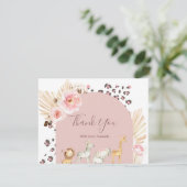 ボヘミアン・ウッドランドの動物サンキューカード サンキューカード (スタンド正面)